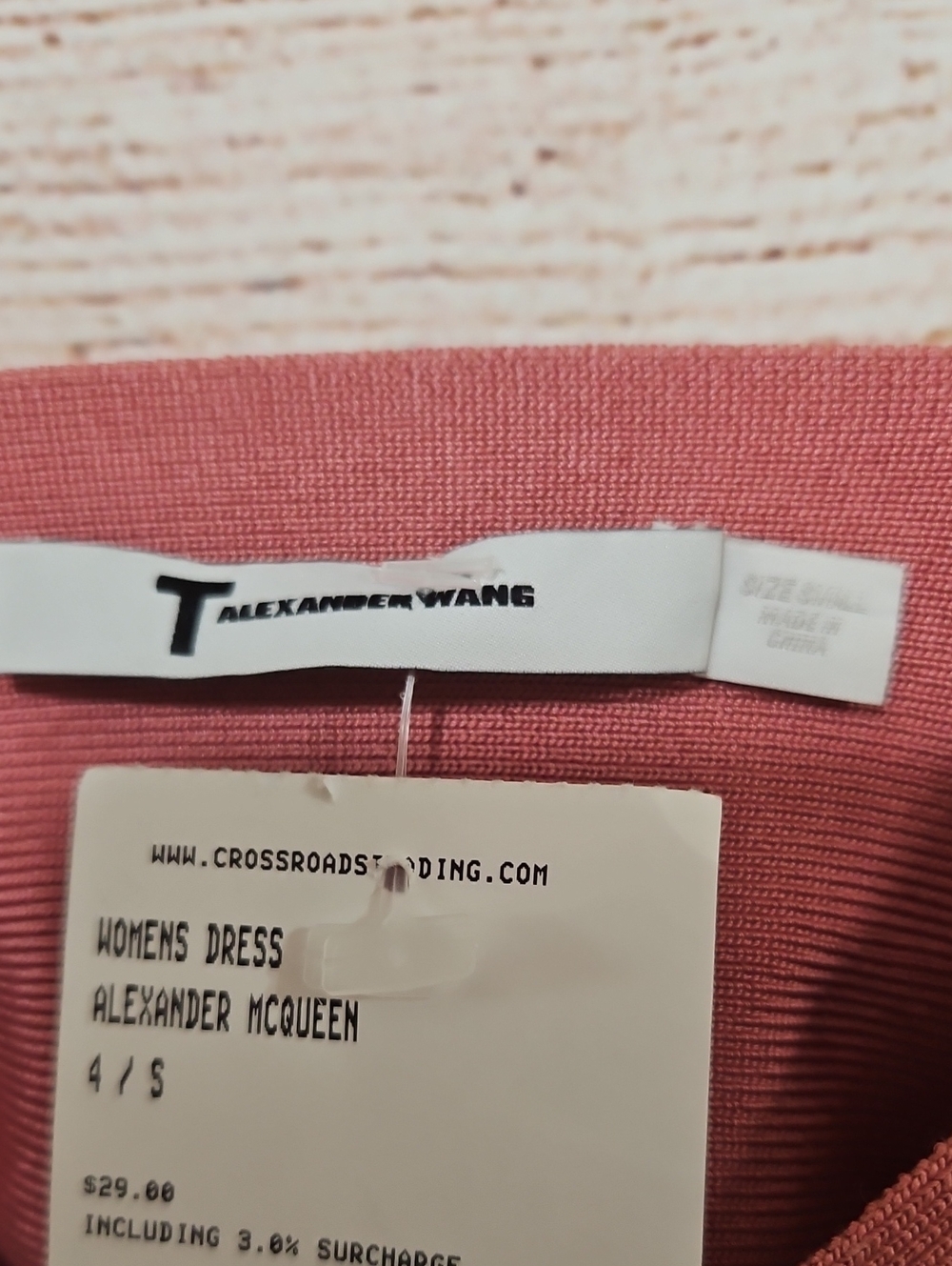 Alexander McQueen Dusty Rose Fitted Sheath Bodycon Dress Small 4 - Picture 4 of 7